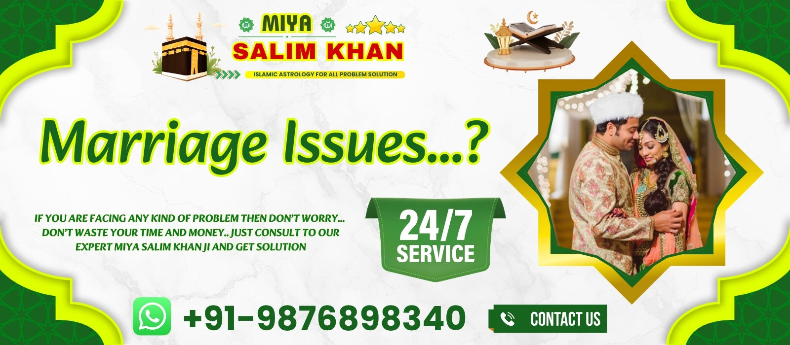 Miya Salim Khan +91-9876898340